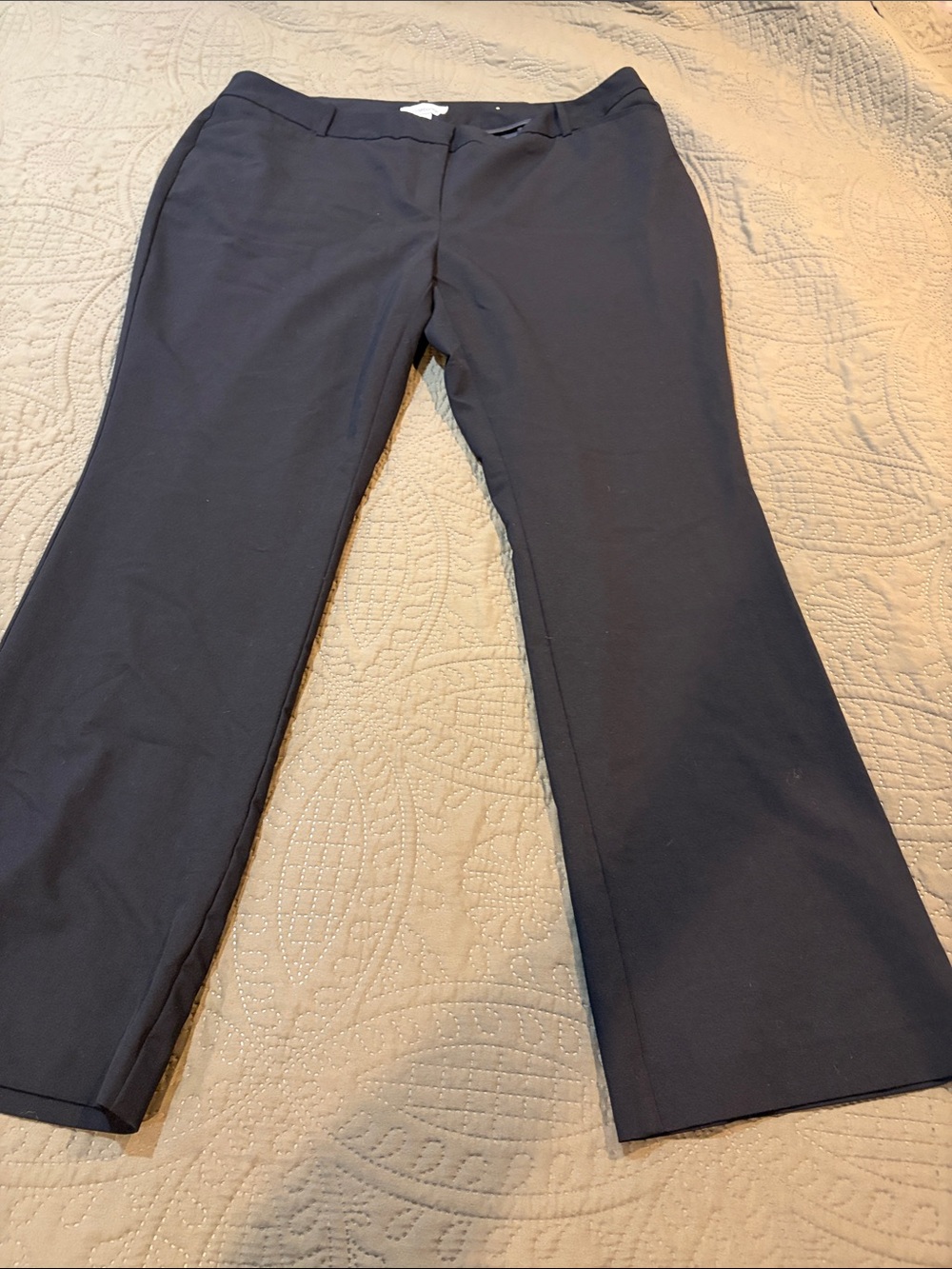 Liz Claiborne Black Boot Cut Dress Pants